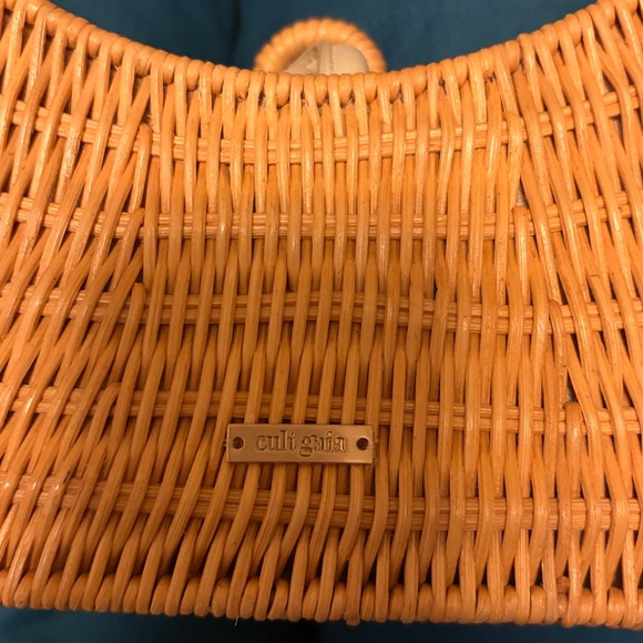 CULT GAIA Rhea Knotted Rattan Shoulder Bag - Picture 15 of 16